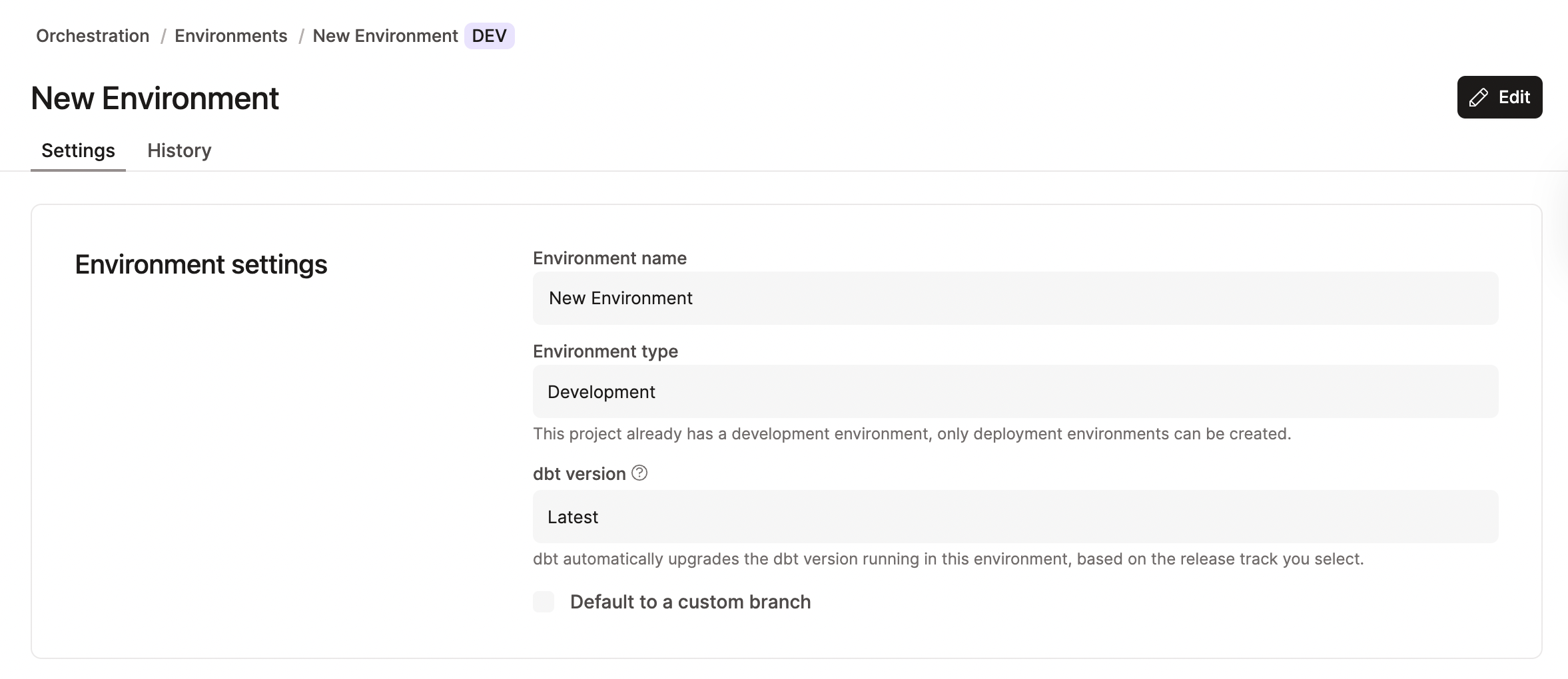 Upgrade development environment to Latest dbt Core release track Upgrade development environment to Latest dbt Core release track